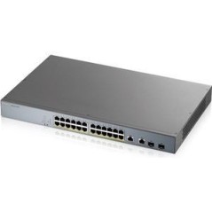 Zyxel GS1350-26HP 24-Port Gigabit PoE Switch - High-Performance Networking Solution for Your Business Needs!